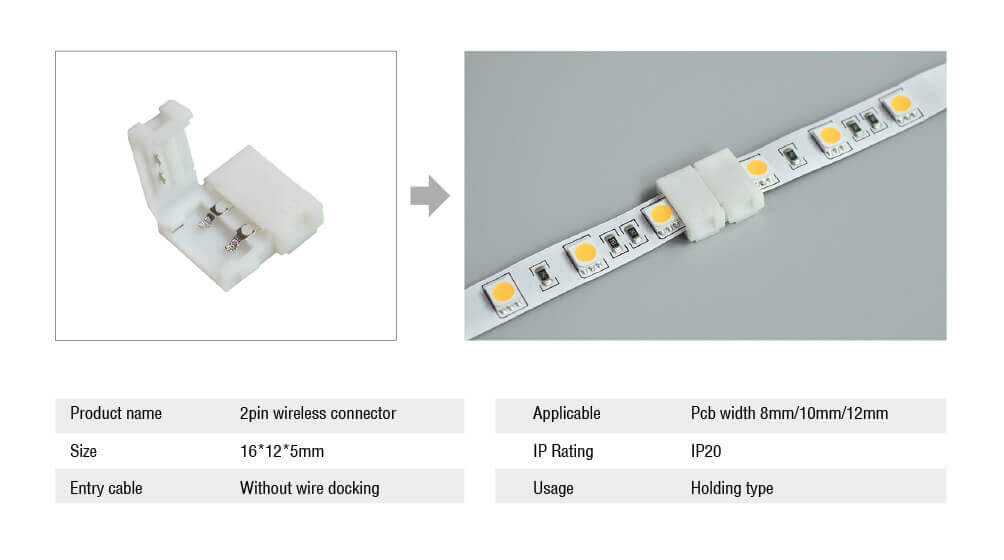 Rigid LED Strip connectors