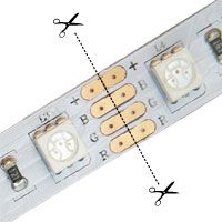 Cutting a Rigid LED strip